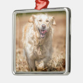 Golden Retriever Ornament Aus Metall (Links)
