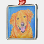 Golden Retriever Ornament - "Sydney" (Links)