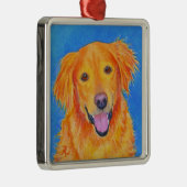 Golden Retriever Ornament - "Sydney" Aus Metall (Rechts)