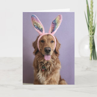 Golden Retriever Ostern Karte