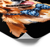 Golden Retriever Outfit Idea For Women &amp; Retri Poster (Ecke)