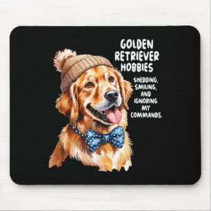 Golden Retriever Outfit Idee für Frauen & Retr Mousepad