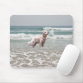 Golden retriever-Ozean Mousepad (Mit Mouse)
