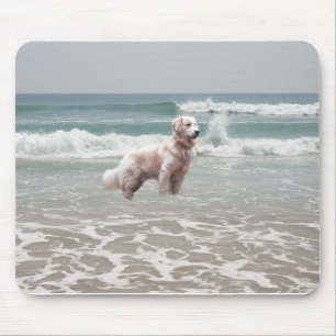 Golden retriever-Ozean Mousepad