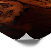 Golden Retriever Painting Poster (Ecke)