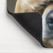 Golden Retriever Palm Face Mousepad (Ecke)