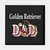 Golden Retriever Papa Magnet (Vorne)