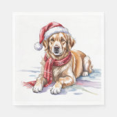 Golden Retriever Paper Napkin Serviette (Vorderseite)