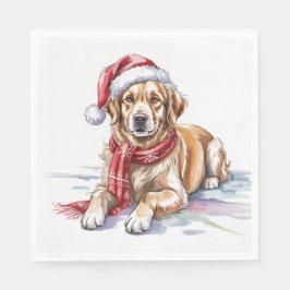 Golden Retriever Paper Napkin Serviette