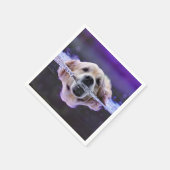 Golden Retriever Paper Napkins Serviette (Ecke)