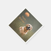 Golden Retriever Paper Napkins Serviette (Ecke)