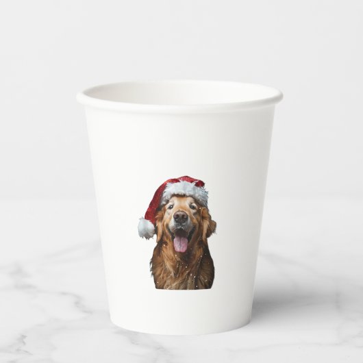 Golden Retriever Pappbecher (Vorderseite)