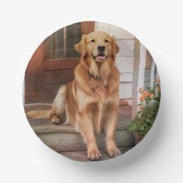 Golden Retriever Pappteller