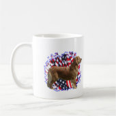 Golden Retriever Patriot Kaffeetasse (Links)