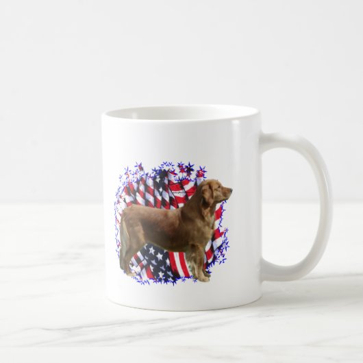 Golden Retriever Patriot Kaffeetasse (Rechts)