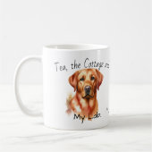 Golden Retriever personalisieren Kaffeetasse (Links)
