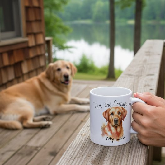 Golden Retriever personalisieren Kaffeetasse