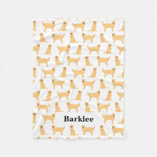 Golden Retriever Personalisiert Blanket - Hund Fleecedecke