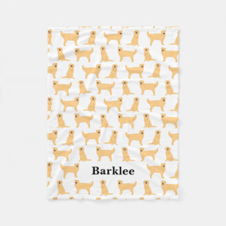 Golden Retriever Personalisiert Blanket - Hund Fleecedecke