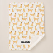 Golden Retriever Personalisiert Blanket - Hund Sherpadecke (Vorderseite)