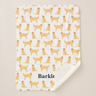 Golden Retriever Personalisiert Blanket - Hund Sherpadecke