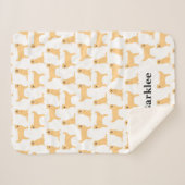 Golden Retriever Personalisiert Blanket - Hund Sherpadecke (Vorderseite (Horizontal))