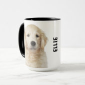 Golden Retriever Personalisierte Mug Tasse (Vorderseite Links)