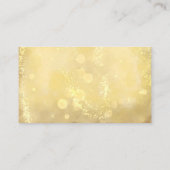 Golden Retriever Pet Groomer Spa  Visitenkarte (Rückseite)