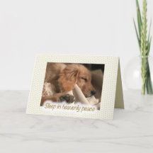 Golden Retriever Pet Hund Peace Christmas Card