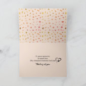 Golden Retriever Pet Loss Beileid Karte (Innenseite)