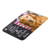 Golden Retriever Pet Memorial Magnet (Linke Seite)