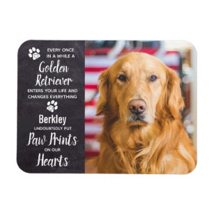 Golden Retriever Pet Memorial Magnet