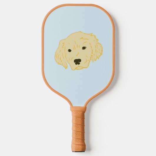 Golden Retriever Pickleball Paddle (Vorderseite)