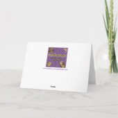 Golden Retriever Piña Colada Freundlichkeit Karte (Rückseite)