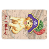 Golden Retriever Pirate Magnet (Horizontal)