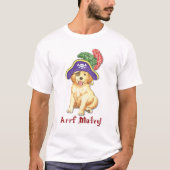 Golden Retriever Pirate T-Shirt (Vorderseite)