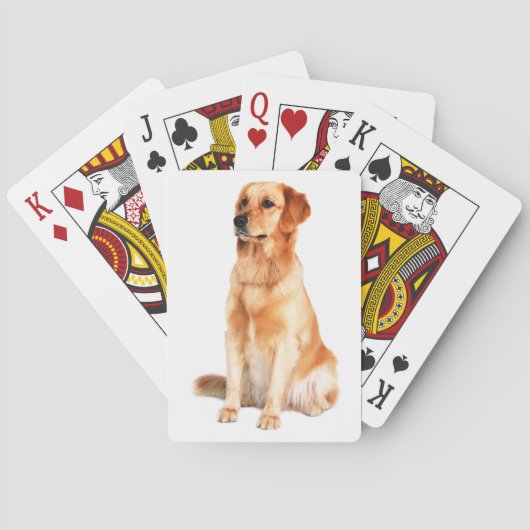 Golden Retriever Playing Cards Spielkarten (Rückseite)