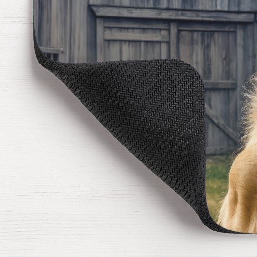 Golden Retriever Pledging Allegion Mousepad (Ecke)