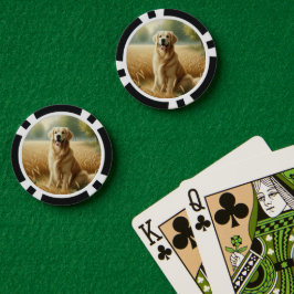 Golden Retriever Pokerchips