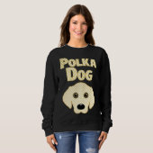 Golden Retriever Polka Dog Sweatshirt (Vorne ganz)