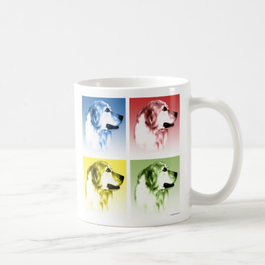 Golden Retriever Pop Kaffeetasse (Rechts)