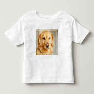 Golden Retriever Portrait Kleinkind T-shirt