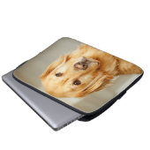 Golden Retriever Portrait Laptopschutzhülle (Vorne Knopf)