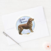 Golden Retriever Portrait Sticker (Umschlag)