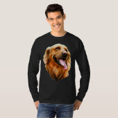 Golden Retriever Portrait T-Shirt (Vorne ganz)