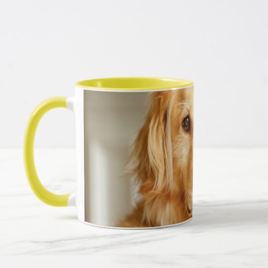 Golden Retriever Portrait Tasse (Links)