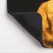 Golden retriever-Porträt Mousepad (Ecke)