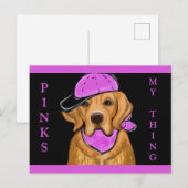 GOLDEN RETRIEVER POSTCARD POSTKARTE (Vorne/Hinten)