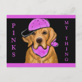 GOLDEN RETRIEVER POSTCARD POSTKARTE (Vorderseite)