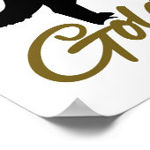 Golden Retriever Poster (Ecke)